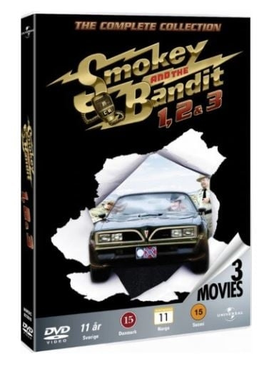 Smokey And The Bandit - complete 1 -3 - DVD in de groep HOME ELECTRONICS / Audio & Beeld / TV & Accessoires / Films / DVD bij TP E-commerce Nordic AB (D03548)