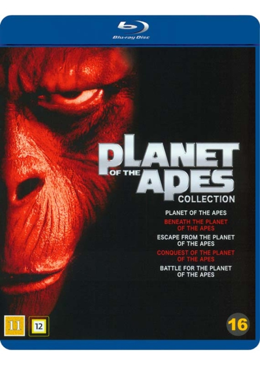 Planet of the Apes Collection (5-disc) (Blu-Ray) in de groep HOME ELECTRONICS / Audio & Beeld / TV & Accessoires / Films / Blu-ray bij TP E-commerce Nordic AB (D03558)