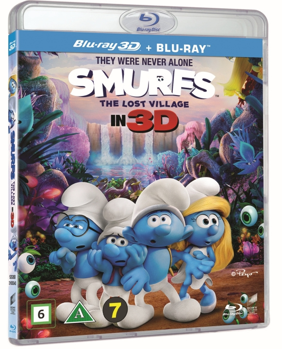 Smølferne – Den hemmelige landsby (3D Blu-ray + Blu-ray) in de groep HOME ELECTRONICS / Audio & Beeld / TV & Accessoires / Films / Blu-ray bij TP E-commerce Nordic AB (D03718)