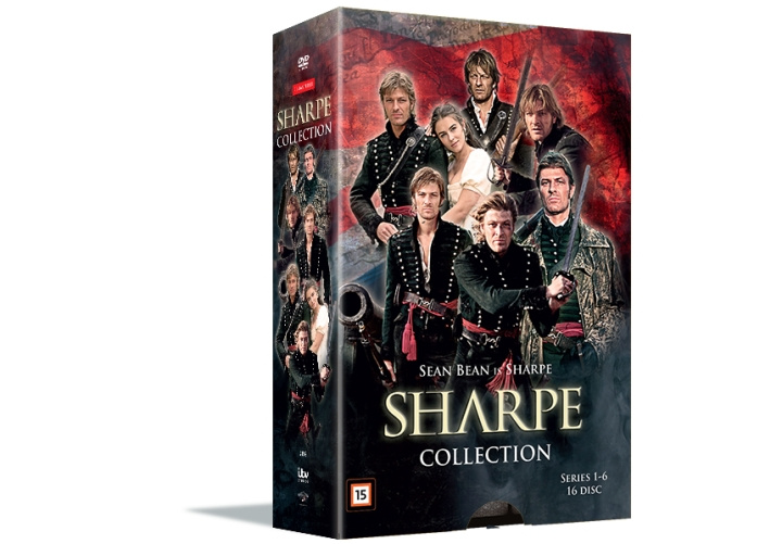 Sharpes Collection - 16 DVD BOX SET in de groep HOME ELECTRONICS / Audio & Beeld / TV & Accessoires / Films / DVD bij TP E-commerce Nordic AB (D03739)