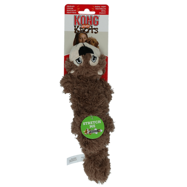 Kong Kong Scrunch Knots Eekhoorn S/M - (KongNKS33E) in de groep HUISHOUDEN & TUIN / Huisdieraccessoires / Hond bij TP E-commerce Nordic AB (D03790)