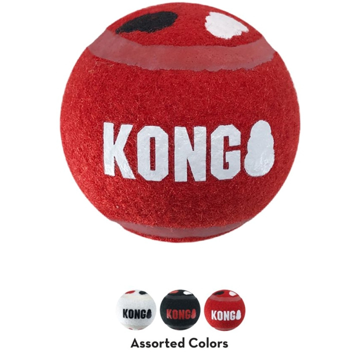 Kong Handtekening Sportballen 3-pack 6,5cm M - (KongSKSB22E) in de groep HUISHOUDEN & TUIN / Huisdieraccessoires / Hond bij TP E-commerce Nordic AB (D03797)