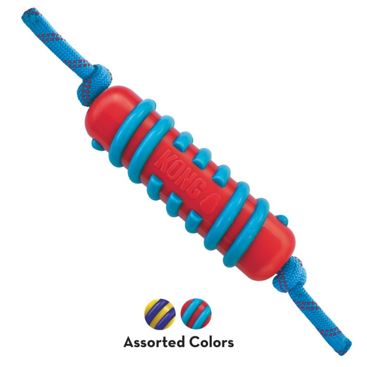 Kong Jaxx Brights Stick met touw Assorti 36cm Large - (KongPJB12E) in de groep HUISHOUDEN & TUIN / Huisdieraccessoires / Hond bij TP E-commerce Nordic AB (D03799)