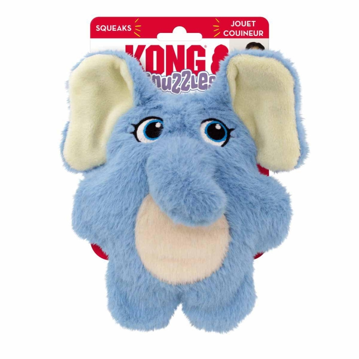 Kong Snuzzles Kiddos Olifant S 19,5X14X6cm - (634.7334) in de groep HUISHOUDEN & TUIN / Huisdieraccessoires / Hond bij TP E-commerce Nordic AB (D03854)