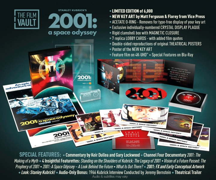 2001 A SPACE ODESSEY: VAULT EDITION in de groep HOME ELECTRONICS / Audio & Beeld / TV & Accessoires / Films / Blu-ray bij TP E-commerce Nordic AB (D03905)