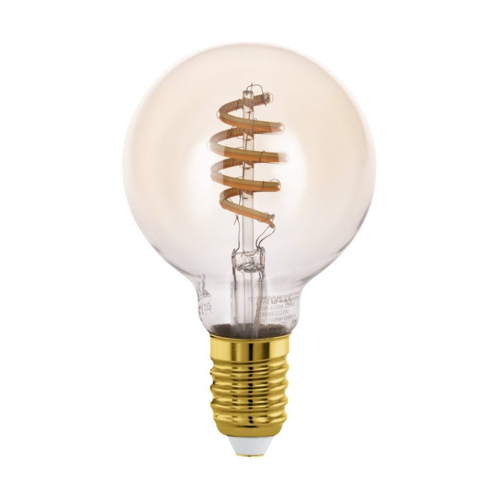 Eglo E27 G80 spiraal, amber - TW - Zigbee, Bluetooth in de groep HOME ELECTRONICS / Verlichting / LED-lampen bij TP E-commerce Nordic AB (D04008)