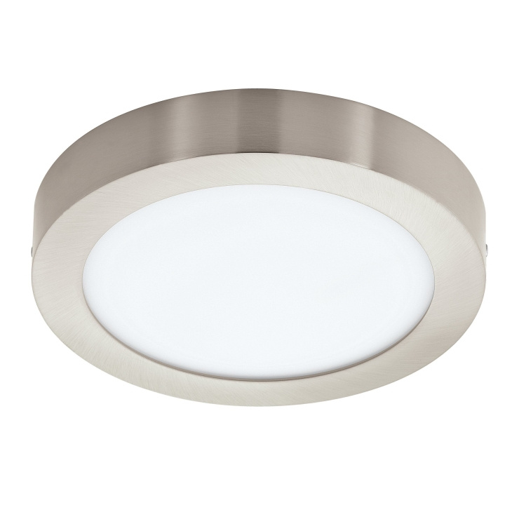 Eglo Fueva-Z plafondlamp geborsteld staal Ø21 - TW - Zigbee, Bluetooth in de groep HOME ELECTRONICS / Verlichting / Plafondverlichting bij TP E-commerce Nordic AB (D04030)