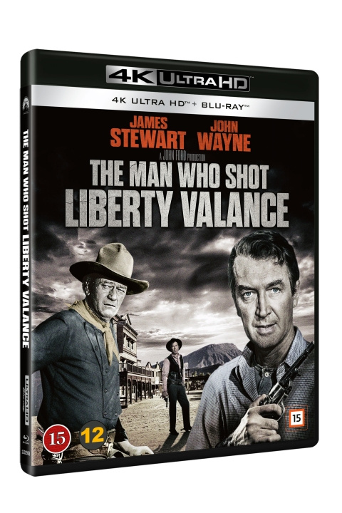 The Man Who Shot Liberty Valance in de groep HOME ELECTRONICS / Audio & Beeld / TV & Accessoires / Films / Blu-ray bij TP E-commerce Nordic AB (D04083)