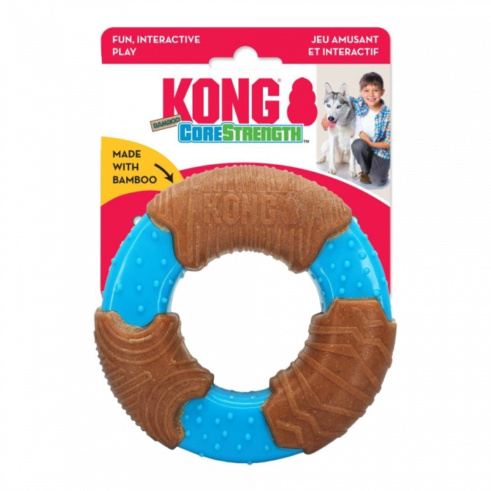 Kong CoreStrength Bamboe Ring 9,5cm - (KongBMB31E) in de groep HUISHOUDEN & TUIN / Huisdieraccessoires / Hond bij TP E-commerce Nordic AB (D04085)