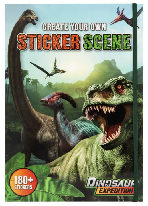 Dinosaur Expedition Dino-stickerboek A4 (130001) in de groep SPEELGOED, KINDER- & BABYPRODUCTEN / Speelgoed / Ambachten bij TP E-commerce Nordic AB (D04089)