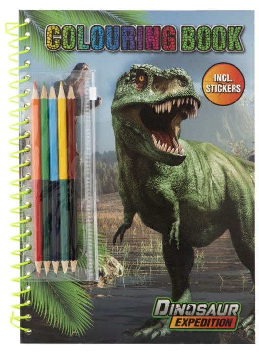 Dinosaur Expedition Dino kleurboek (130003) in de groep SPEELGOED, KINDER- & BABYPRODUCTEN / Speelgoed / Ambachten bij TP E-commerce Nordic AB (D04090)