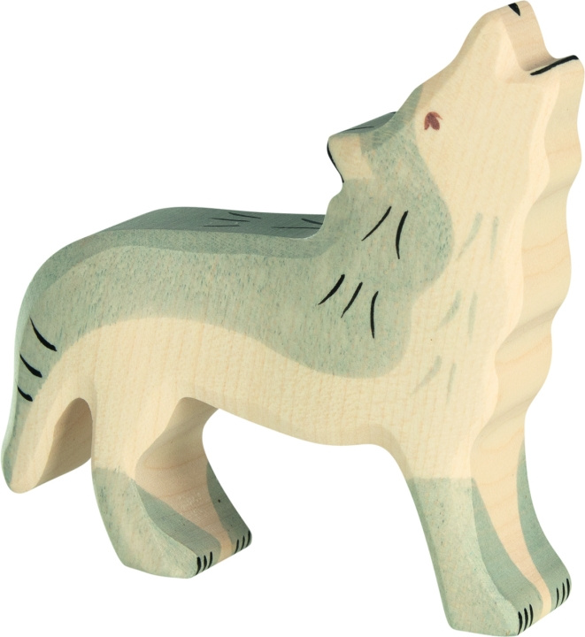 Goki Wolf, huilend - (80109) in de groep SPEELGOED, KINDER- & BABYPRODUCTEN / Babyspeelgoed / Activiteitenspeelgoed bij TP E-commerce Nordic AB (D04152)