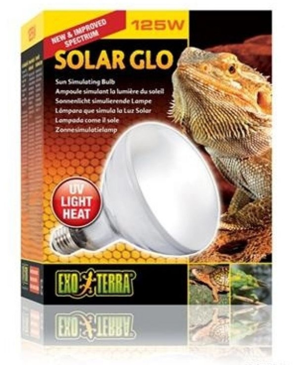 Exoterra Solar Glo 125W Uva/Uvb Warmte & Zonlicht E27 - (220.1820) in de groep HUISHOUDEN & TUIN / Huisdieraccessoires / Accessoires voor terraria bij TP E-commerce Nordic AB (D04184)