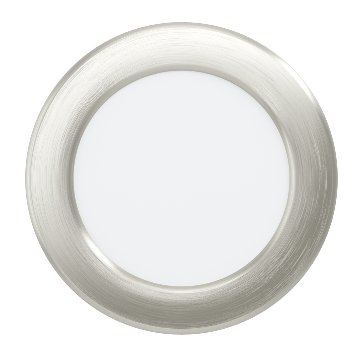 Eglo FUEVA 5 RECESSED - Geborsteld Staal - 117mm diameter, 26mm hoogte in de groep HOME ELECTRONICS / Verlichting / Plafondverlichting bij TP E-commerce Nordic AB (D04210)