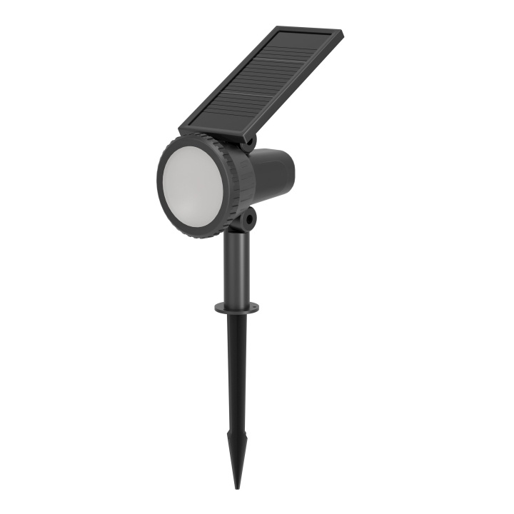 Eglo SAMBUCO SOLAR SPOT SPIKE RGBW - Zwart in de groep HUISHOUDEN & TUIN / Elektriciteit & Verlichting / Buitenverlichting / Tuinverlichting bij TP E-commerce Nordic AB (D04217)