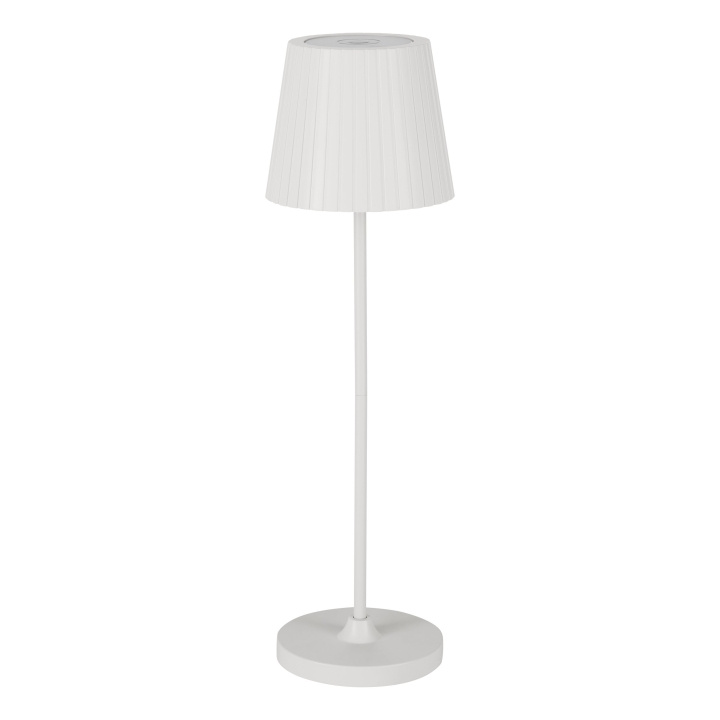 Eglo CABOZO TAFELLAMP - Wit - Hoogte: 37 cm, Diameter: 11 cm in de groep HOME ELECTRONICS / Verlichting / Tafellampen bij TP E-commerce Nordic AB (D04230)