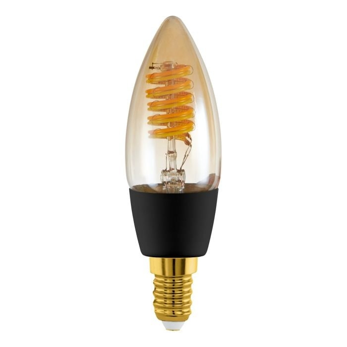 Eglo E14 C35 spiraal, amber - TW - Zigbee, Bluetooth in de groep HOME ELECTRONICS / Verlichting / LED-lampen bij TP E-commerce Nordic AB (D04234)