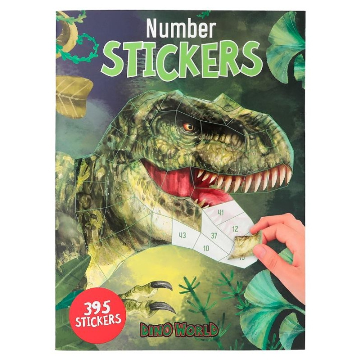 Dino World l Getal Sticker (412487) in de groep SPEELGOED, KINDER- & BABYPRODUCTEN / Speelgoed / Ambachten bij TP E-commerce Nordic AB (D04268)