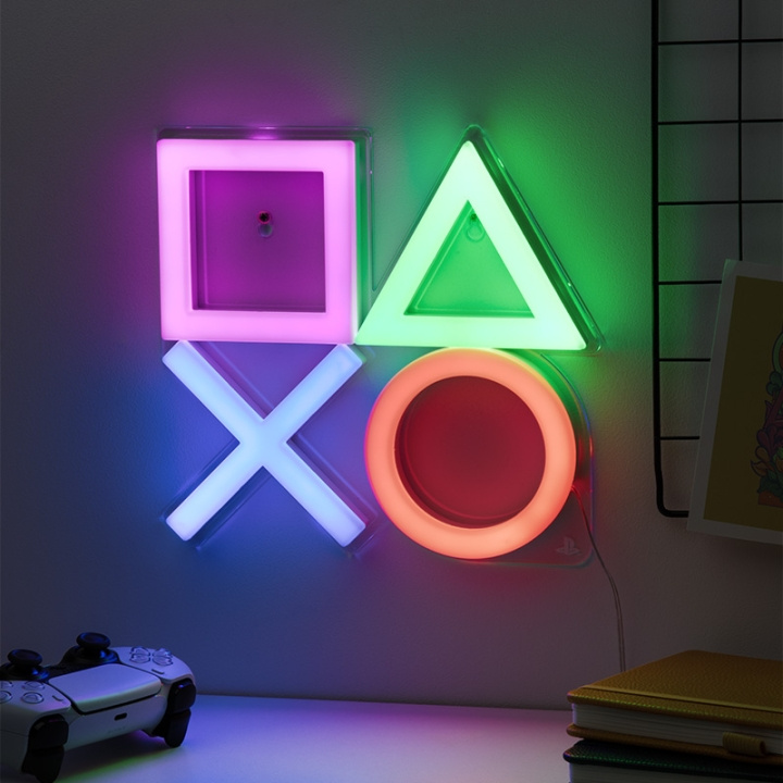 Paladone Playstation LED Neon Licht voor Wandmontage in de groep COMPUTERS & RANDAPPARATUUR / GAMING / Gaming accessoires bij TP E-commerce Nordic AB (D04279)