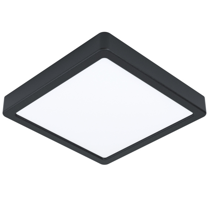 Eglo Fueva-Z plafondlamp zwart 21x21 - TW - Zigbee, Bluetooth in de groep HOME ELECTRONICS / Verlichting / Plafondverlichting bij TP E-commerce Nordic AB (D04318)