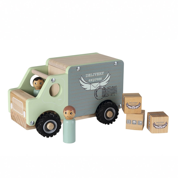 Egmont Toys Grote houten bestelwagen - (511122) in de groep SPEELGOED, KINDER- & BABYPRODUCTEN / Speelgoed / Speelgoedauto\'s bij TP E-commerce Nordic AB (D04343)