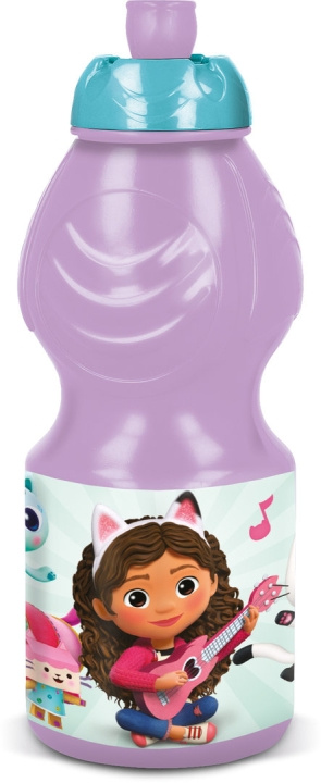 Gabby\'s Dollhouse Stor - Sport waterfles 400 ml. - Gabby\'s Poppenhuis (088808719-21232) in de groep SPEELGOED, KINDER- & BABYPRODUCTEN / Eten & Drinken / Babyflessen & Accessoires bij TP E-commerce Nordic AB (D04390)