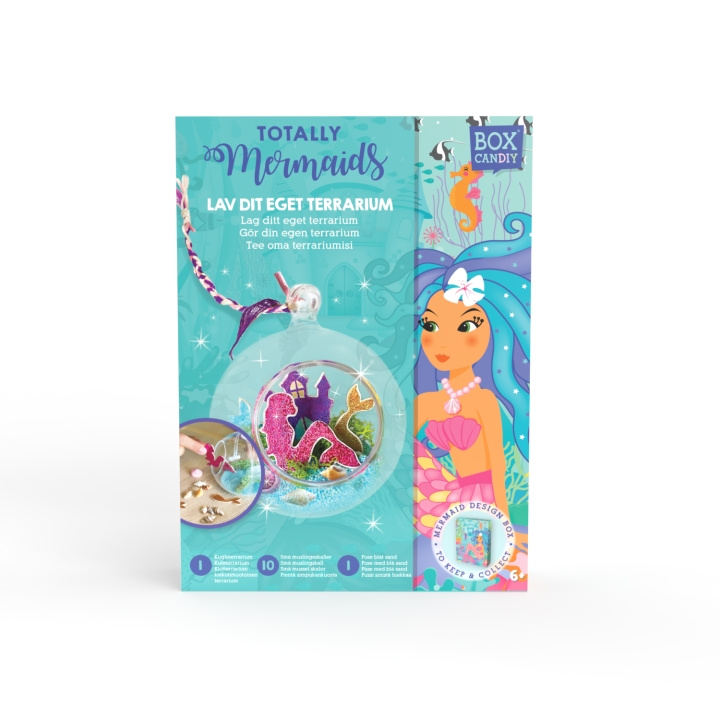 BOX CANDIY Totally Mermaids Terrarium Kunst - (BC-1908) in de groep SPEELGOED, KINDER- & BABYPRODUCTEN / Speelgoed / Ambachten bij TP E-commerce Nordic AB (D04405)