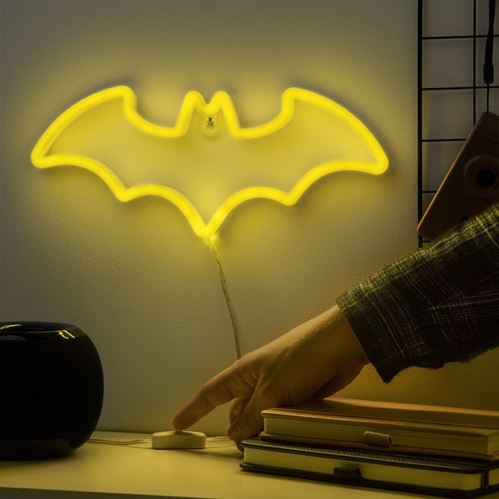 Paladone Batman Wandmontage LED Neon Licht in de groep HOME ELECTRONICS / Verlichting / Wandlampen bij TP E-commerce Nordic AB (D04441)