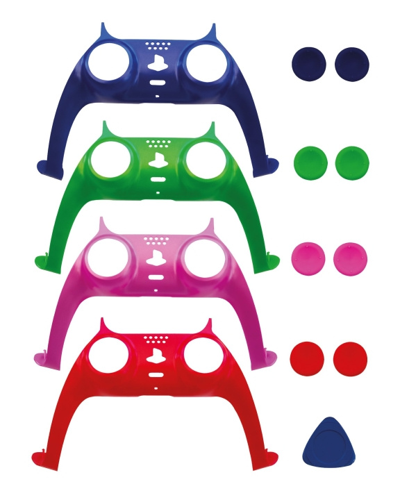 Controller Styling Kits - Faceplate en Thumb Grips x 4 (Witte doos) in de groep HOME ELECTRONICS / Spelconsoles en accessoires / Sony PlayStation 5 / Accessoires bij TP E-commerce Nordic AB (D04477)