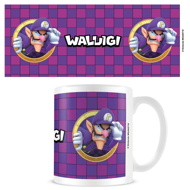 Pyramid International Super Mario-mok (Waluigi 3D-poort) - Wit in de groep SPORT, VRIJE TIJD & HOBBY / Leuke dingen / Bekers bij TP E-commerce Nordic AB (D04494)