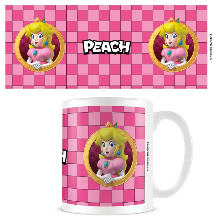 Pyramid International Mok Super Mario Peach 3D Port - Wit in de groep SPORT, VRIJE TIJD & HOBBY / Leuke dingen / Bekers bij TP E-commerce Nordic AB (D04497)