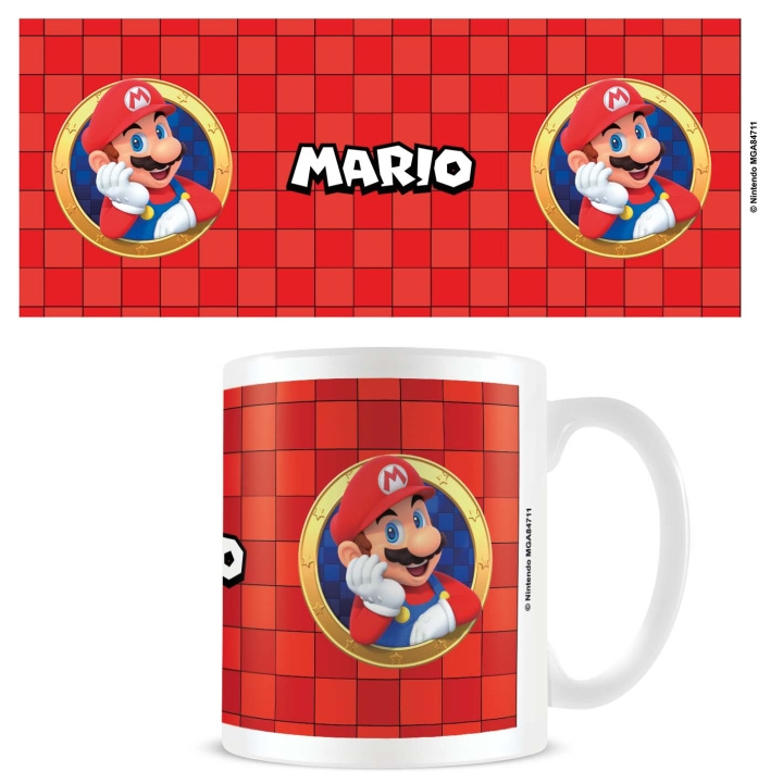 Pyramid International Mok Super Mario (Mario 3D Port) - Wit in de groep SPORT, VRIJE TIJD & HOBBY / Leuke dingen / Bekers bij TP E-commerce Nordic AB (D04498)