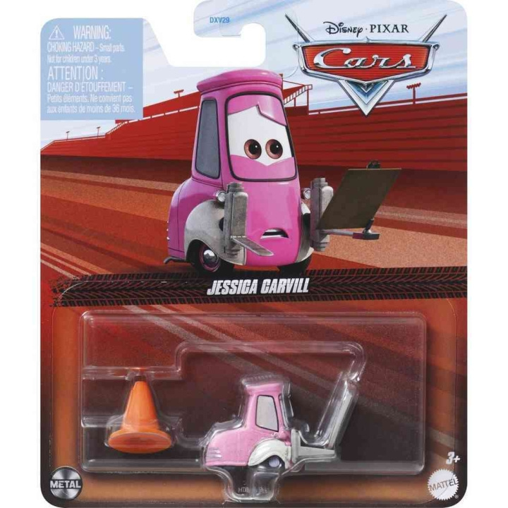 Disney Cars 3 - Die Cast - Jessica Carvill in de groep SPEELGOED, KINDER- & BABYPRODUCTEN / Speelgoed / Speelgoedauto\'s bij TP E-commerce Nordic AB (D04507)