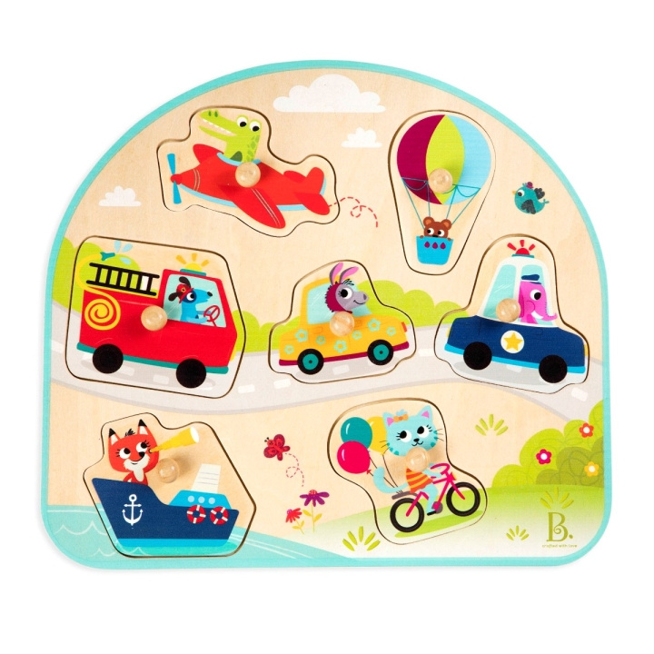 B Toys B Puzzel transport (701854) in de groep SPEELGOED, KINDER- & BABYPRODUCTEN / Speelgoed / Kinderpuzzel bij TP E-commerce Nordic AB (D04553)