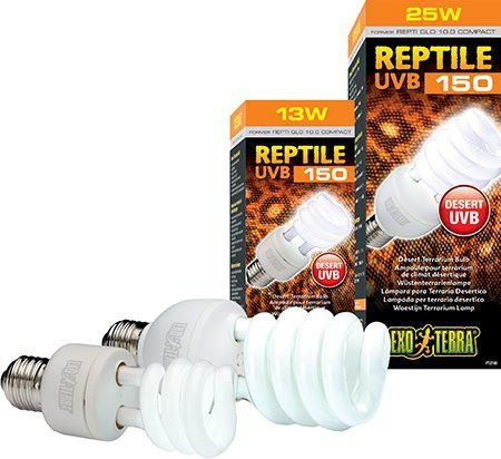 Exoterra Reptielen UVB 150 fluorescentielamp 25W E27 - (220.1881) in de groep HUISHOUDEN & TUIN / Huisdieraccessoires / Accessoires voor terraria bij TP E-commerce Nordic AB (D04568)