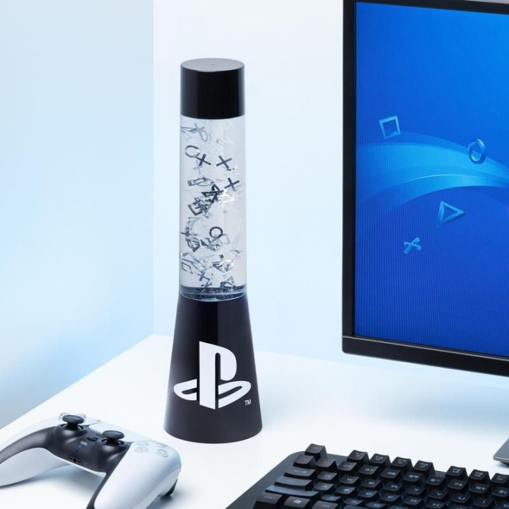 Paladone PlayStation Plastic Flow Lamp 33cm in de groep COMPUTERS & RANDAPPARATUUR / GAMING / Gaming accessoires bij TP E-commerce Nordic AB (D04594)