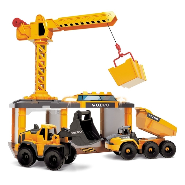 Dickie Toys Volvo Bouwstation (I-203726009) in de groep SPEELGOED, KINDER- & BABYPRODUCTEN / Speelgoed / Speelset bij TP E-commerce Nordic AB (D04595)