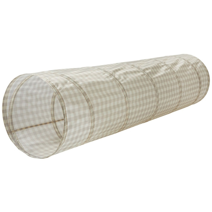 3 Sprouts Speeltunnel, Gingham/Beige - (ITLGBG) in de groep SPEELGOED, KINDER- & BABYPRODUCTEN / Speelgoed / Speelgoed bij TP E-commerce Nordic AB (D04619)