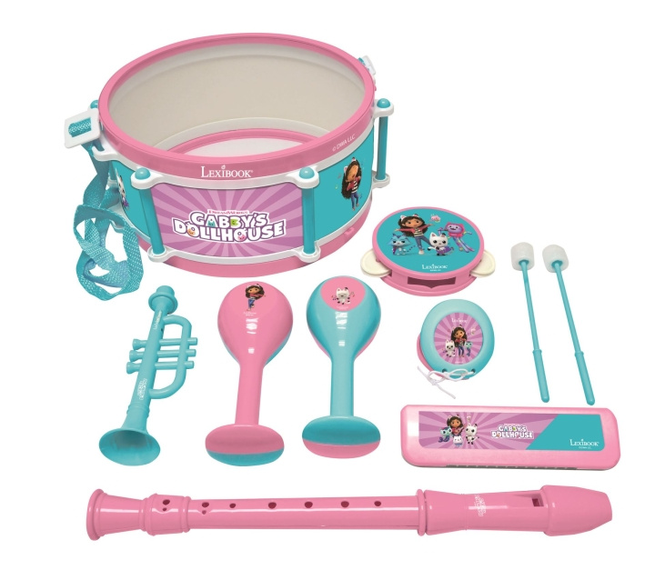 Gabby\'s Dollhouse Muzikale set 7 stuks (89019) in de groep SPEELGOED, KINDER- & BABYPRODUCTEN / Muziek, Zang en afbeelingen / Muziekinstrumenten bij TP E-commerce Nordic AB (D04706)