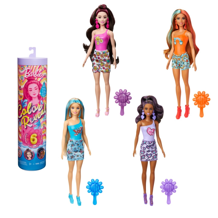 Barbie Kleur Onthulling Regenboog Groovy Serie (HRK06) in de groep SPEELGOED, KINDER- & BABYPRODUCTEN / Speelgoed / Docks & Accessoires bij TP E-commerce Nordic AB (D04711)