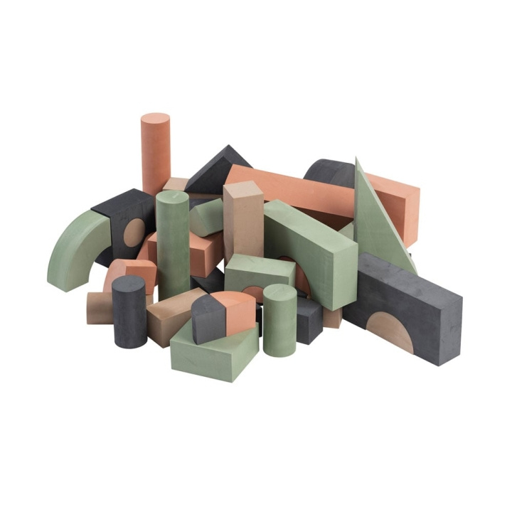 Babytrold Foam building blocks - Antracit (5704211720850) in de groep SPEELGOED, KINDER- & BABYPRODUCTEN / Speelgoed / Bouwspeelgoed / Bouwblokken bij TP E-commerce Nordic AB (D04827)