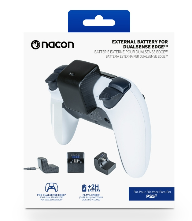 NACON Accu Zwart PS5 in de groep HOME ELECTRONICS / Spelconsoles en accessoires / Sony PlayStation 5 bij TP E-commerce Nordic AB (D04858)