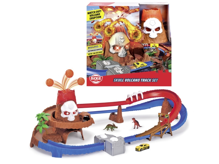 Dickie Toys Schedel Vulkaan Track Set (203336000) in de groep SPEELGOED, KINDER- & BABYPRODUCTEN / Speelgoed / Speelset bij TP E-commerce Nordic AB (D04874)