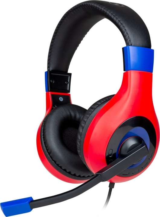 NACON Stereo Gaming Headset V1 Dark Red/Dark Blue Switch in de groep COMPUTERS & RANDAPPARATUUR / GAMING / Koptelefoon bij TP E-commerce Nordic AB (D04896)