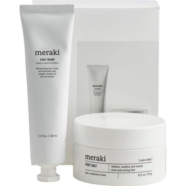 Meraki Foot spa with salt and scrub gift box (309779406) in de groep BEAUTY & HEALTH / Manicure/pedicure / Voetverzorging bij TP E-commerce Nordic AB (D04988)