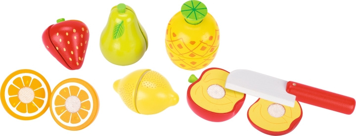 Goki Fruit met klittenband (51597) in de groep SPEELGOED, KINDER- & BABYPRODUCTEN / Speelgoed / Speelset bij TP E-commerce Nordic AB (D05016)