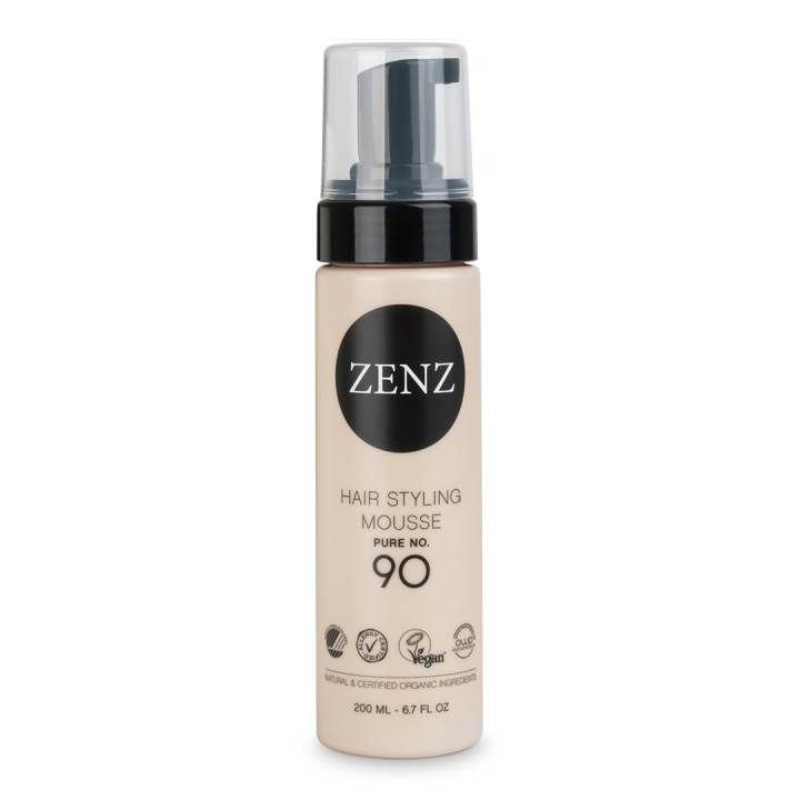 ZENZ Organic Nr. 90 Volume Mousse Puur 200 ml in de groep BEAUTY & HEALTH / Haar & Styling / Hair styling / Haarmousse bij TP E-commerce Nordic AB (D05065)