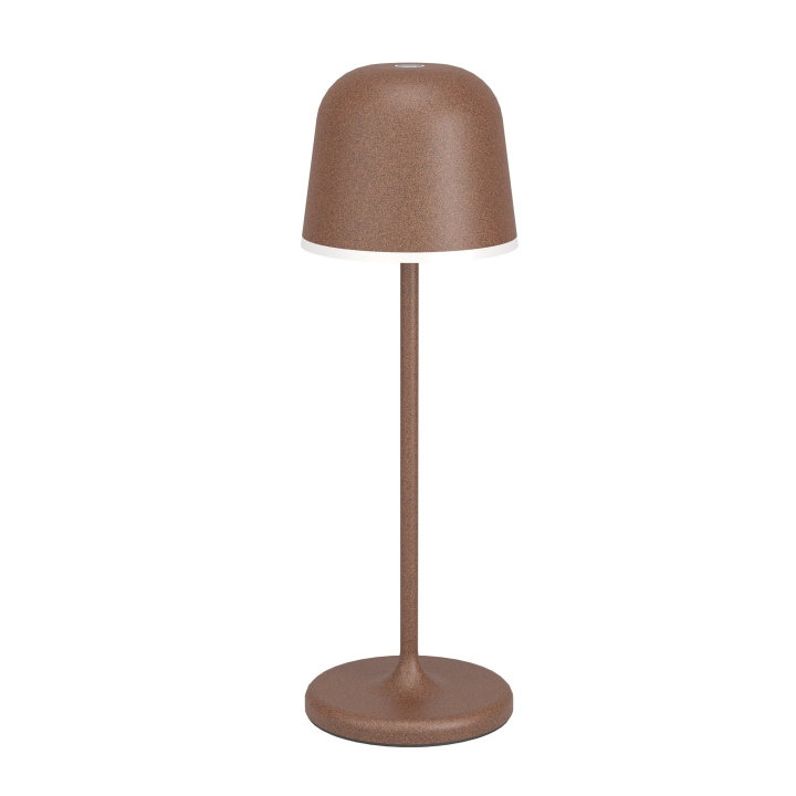 Eglo TAFELLAMP MANNERA - Roestbruin - Hoogte: 34 cm, Diameter: 11 cm in de groep HOME ELECTRONICS / Verlichting / Tafellampen bij TP E-commerce Nordic AB (D05149)