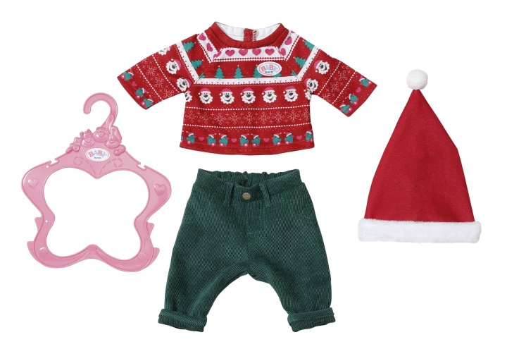 BABY Born X-MAS Outfit 43cm (830291) in de groep SPEELGOED, KINDER- & BABYPRODUCTEN / Speelgoed / Docks & Accessoires bij TP E-commerce Nordic AB (D05162)