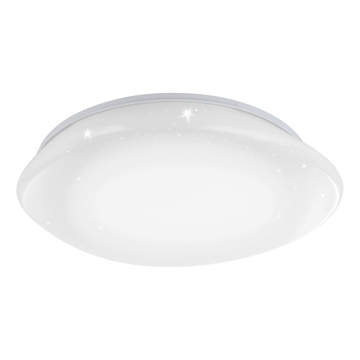 Eglo Plafondlamp Sileras-Z wit met kristaleffect Ø60 - RGB + TW - Zigbee, Bluetooth in de groep HOME ELECTRONICS / Verlichting / Plafondverlichting bij TP E-commerce Nordic AB (D05171)